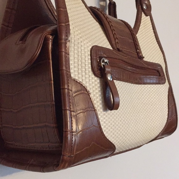 Bueno Purse | Brown & White - Picture 3 of 4